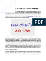 The Rapid Rise of Free Ads Canada Websites