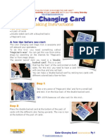 Color Changing Card: Making Instructions