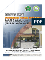 Petunjuk Teknis PPDB MAN 2 Mataram Tahun 2017 Petunjuk Teknis PPDB MAN 2 Mataram Tahun 2017