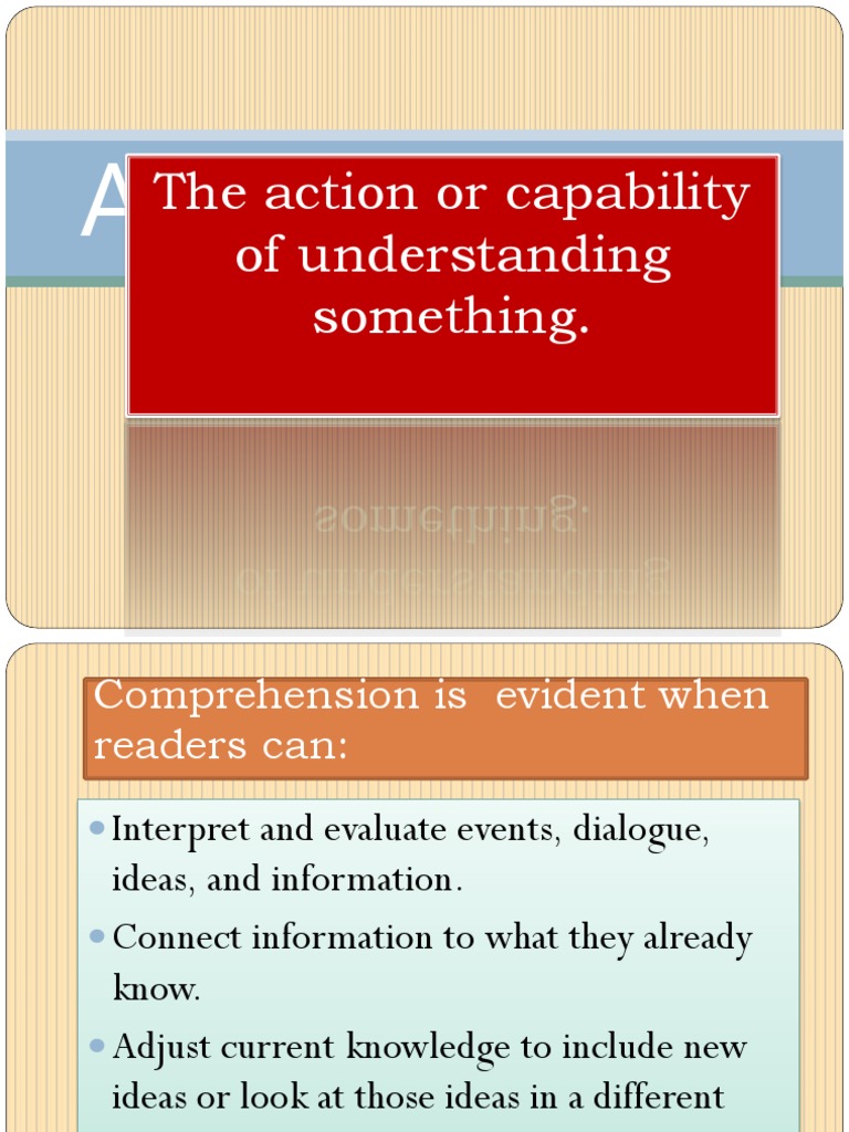 Comprehension Strategies and Think-Alouds | PDF | Reading Comprehension ...