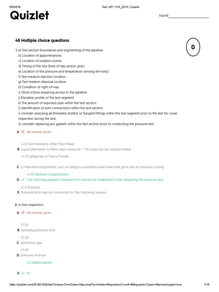 API 1110 Pressure Testing Overview | PDF | Leak | Pipeline Transport