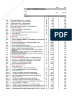 Presupuesto Multifamiliar Estructuras