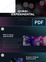 Quasi-Experimental: Non-Equivalent Control Group Design AND Time Series Design