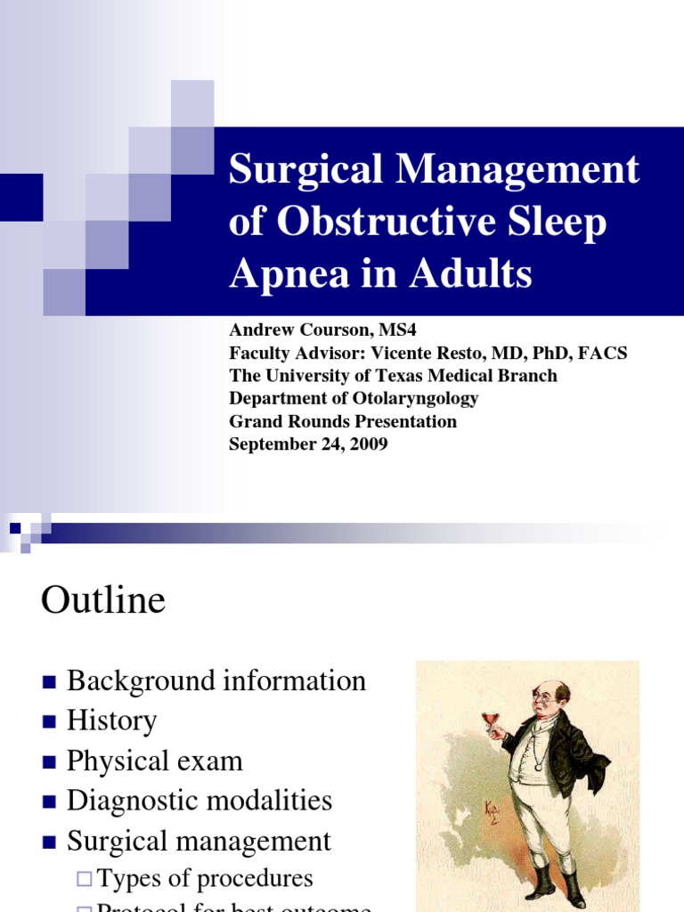 Surgical Management of Obstructive Sleep Apnea in Adults | PDF | Sleep ...