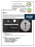 C175-16 & C175-20 Engines - Regulación de Luz de Válvulas - Procedimiento Técnico - 21-08-2012 - Finning - CATERPILLAR®