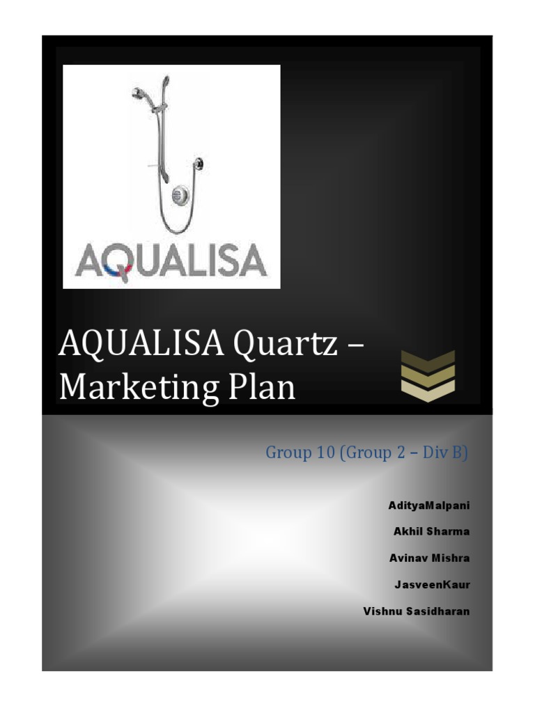 Aqualisa Case Final Report PDF Market Segmentation Brand