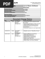 Autosar TR Bswmodulelist