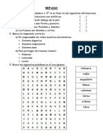 Ficha de El Sistema Oseo