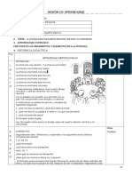 Sesiones de Aprendizaje 4º Año (12) La Liturgia