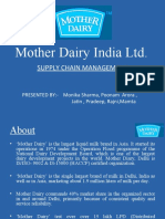 Mother Dairy India LTD.: Supply Chain Management