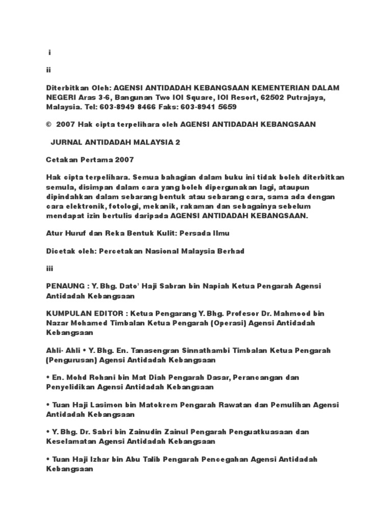 Jurnal Anti Dadah Malaysia 2 Pdf