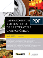 Las Razones Del Gusto y Otros Textos de La Literatura Gastronómica