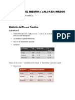 Medición Del Riesgo y Valor en Riesgo