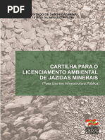 Cartilha Licenciamento Jazidas mineral