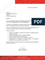 Carta de Presentacion Asimed