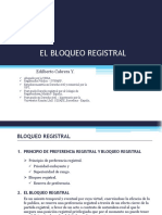 El Bloqueo Registral