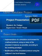 Opnet Simulator Project