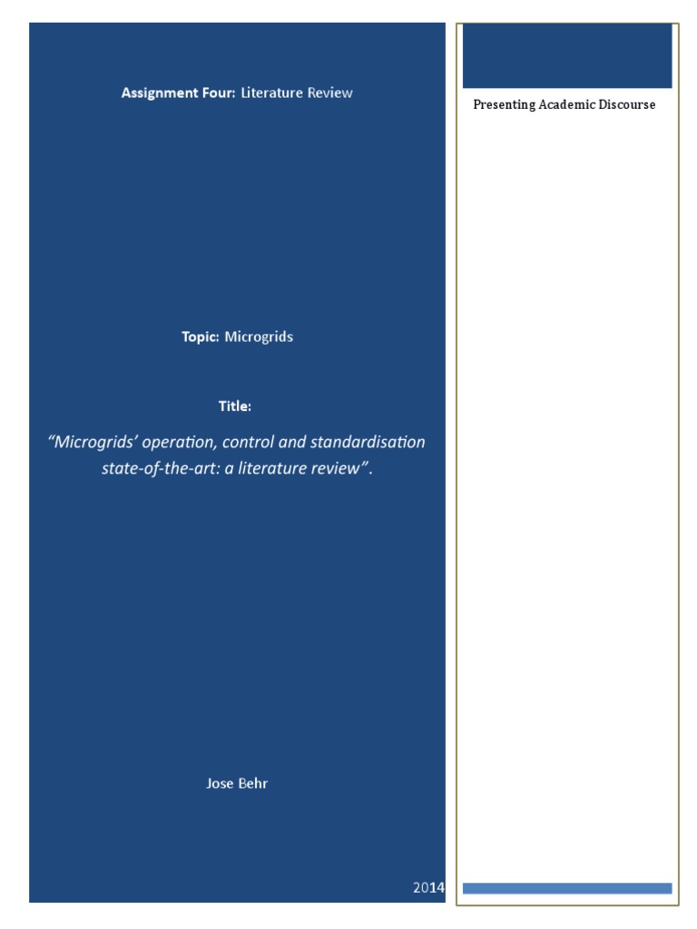 Microgrids: Operation and Control Review | PDF | Distributed Generation ...
