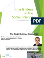 Discipline & Ideas in The Social Science: Prof. Guillermo Nikus A. Telan