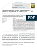 Contribution of Systems Thinking and Complex Adaptive System Attributes To