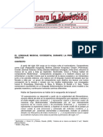 El Lenguaje Musical Occidental Durante La Primera Mitad Del S.XX PDF