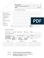 Vendor Information Sheet - LFPR-F-002b Rev. 04