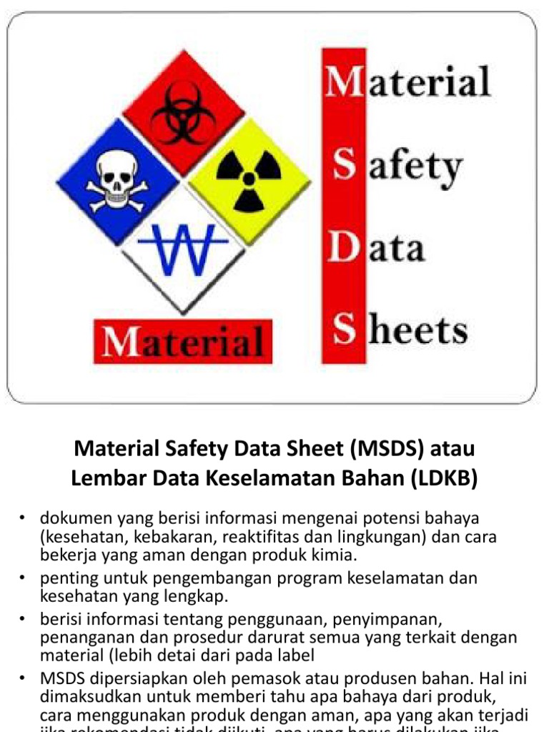 4.5 Msds | PDF | Kesehatan Holistik | Sains & Matematika