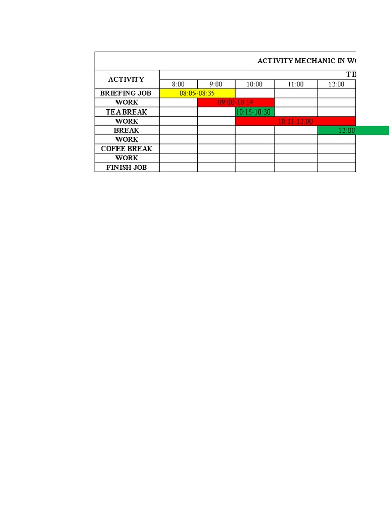 Workshop Schedule for Mechanics | PDF