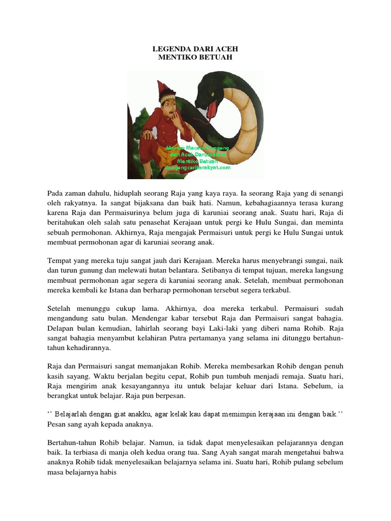 Legenda Dari Aceh Pdf