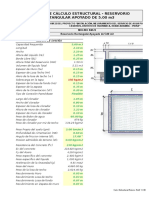 01 Reservorio Cuadrado 5 m3 - Diseño Estructural