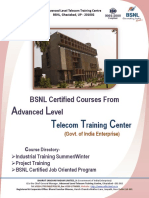 BSNL Certified Courses From Dvanced Evel: Elecom Raining Enter