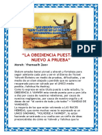 La Obediencia Puesta de Nuevo A Prueba PDF