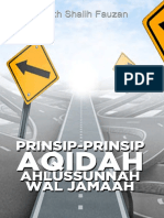 Prinsip-prinsip Aqidah Ahlussunnah Waljamaah Syaikh Shalih Fauzan