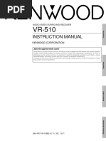 Instruction Manual: Kenwood Corporation