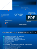 Planificación de Obra Construcción I