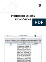 Protocolo de Accion en Caso de protocolo de salida pedagógica