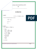 Latihan MTK Um Unair Ipa Bahas PDF