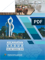 Kecamatan Kadur Dalam Angka 2018