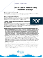 Point-of-Use or Point-of-Entry Treatment Strategy: Questions & Answers