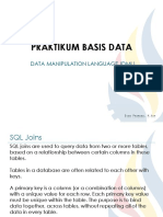 Praktikum Basis Data: Data Manipulation Language (DML)