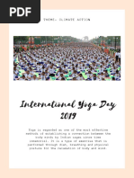 T&T Celebrates 11th International Yoga Day | PDF