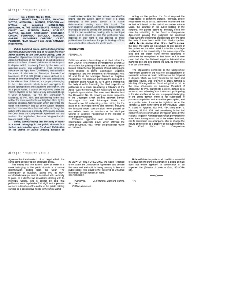 Prop 4 maneclang vs iac pdf certiorari legal concepts