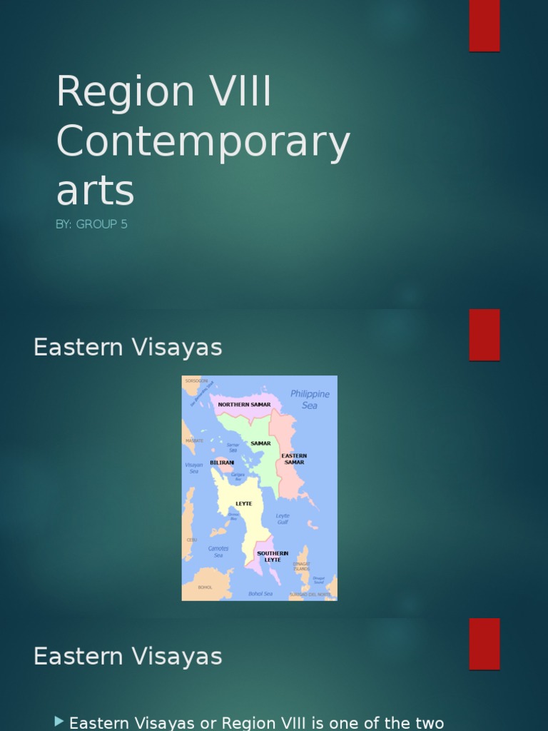 Region VIII Contemporary Arts Performing Arts Dances