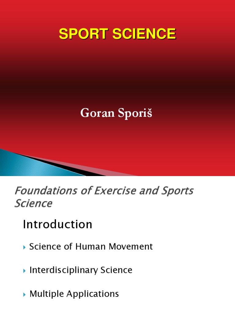 Foundations of Sports Science Explained | PDF | Interdisciplinarity ...