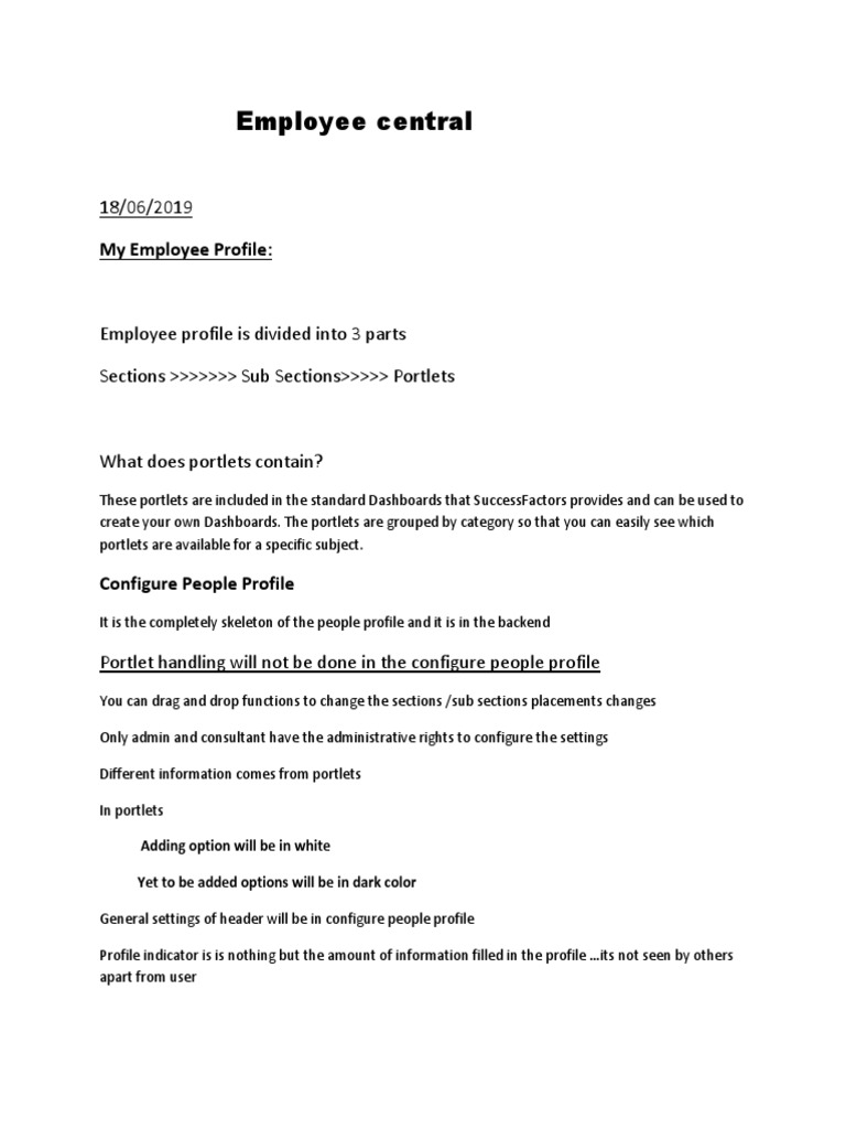 Employee Data Models in Central System | PDF | Data Model | Information ...
