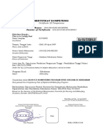 Sertifikat Kompetensi: Number of Certificate: 1041221540120190001