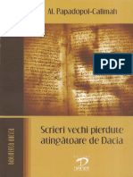 Scrieri Vechi Pierdute Atingc483toare de Dacia Al Papadopol Calimah PDF