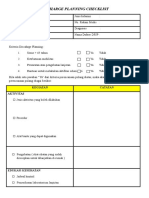 Discharge Planning Checklist