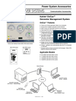 Power System Accessories: Kohler Oncuet Generator Management System