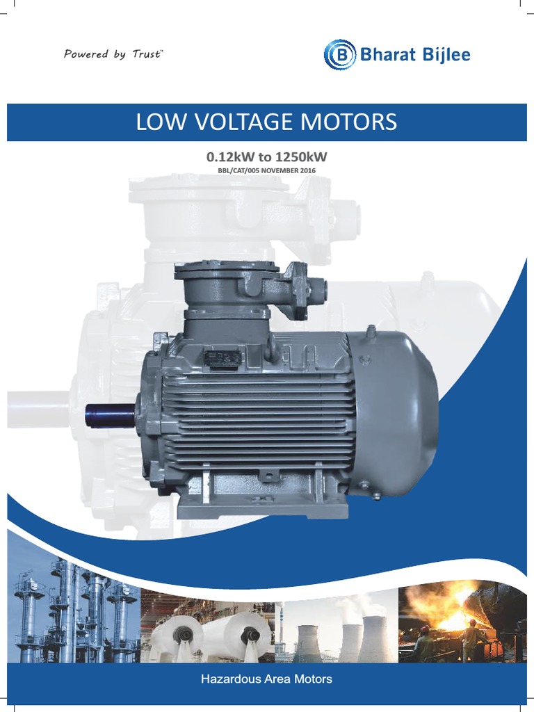Bharat Bijlee Motors Catalogue | PDF | Electric Motor | Switch